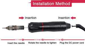 Planet Gates Tattoo Machine Kit Professional Complete Tattoo Machine Pen LCD Touch Screen Tattoo Power Cartridges for Tattoo Beginners Artist