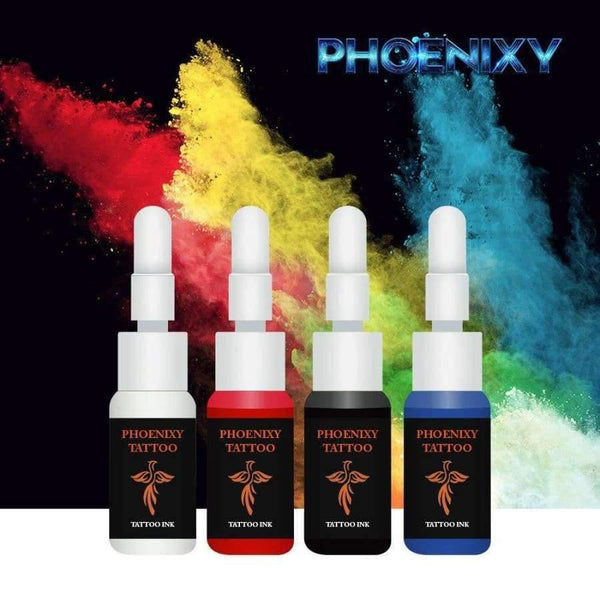 Planet Gates Tattoo Machine Kit Set 1 Coils Guns 4 Colors Black Pigment Sets Power Tatoo Beginner Grips Kits Permanent Makeup