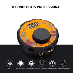 Planet Gates Tattoo Machine Kit Tattoo Power Supply Rotary Pen With Cartridges Needles For Permanent Makeup Eyebrow Microblading