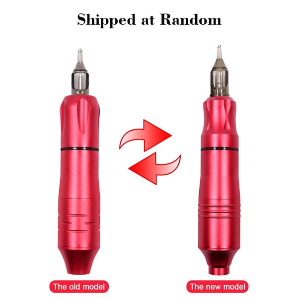 Planet Gates Tattoo Machine Kit Tattoo Power Supply Rotary Pen With Cartridges Needles For Permanent Makeup Eyebrow Microblading