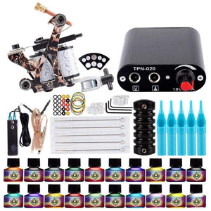 Planet Gates Tattoo Machine Set Tattoo Set For Beginners Machine For Permanent Use Tattoo Power Supply Rotary Tattoo Guns Kit And Supplies
