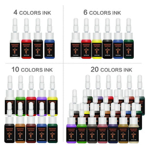 Planet Gates Tattoo Machine Set Tattoo Set For Beginners Machine For Permanent Use Tattoo Power Supply Rotary Tattoo Guns Kit And Supplies