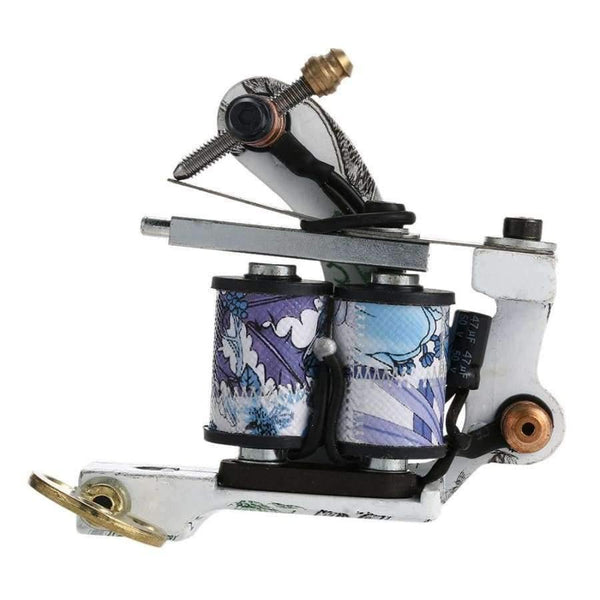 Planet Gates Tattoo Machine Shader & Liner Carbon Steel Rotary Assorted Tatoo Motor Gun Instrument 10 Wraps Coils Permanent Makeup Tools