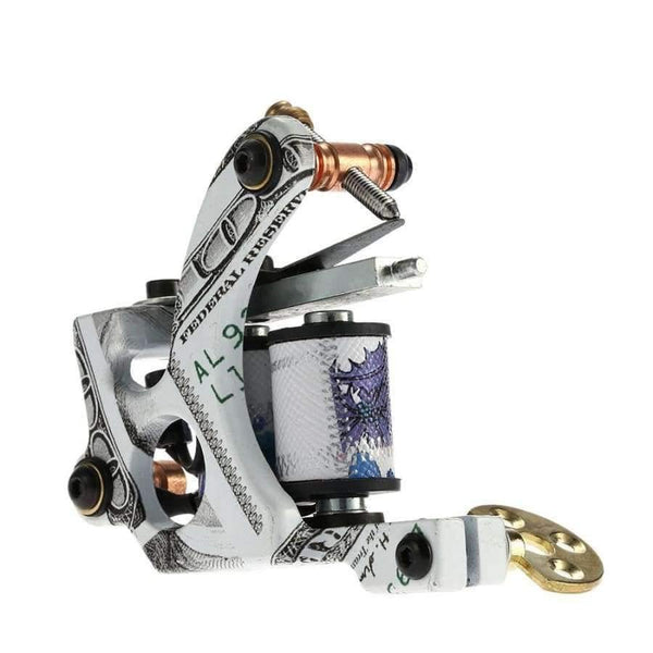 Planet Gates Tattoo Machine Shader & Liner Carbon Steel Rotary Assorted Tatoo Motor Gun Instrument 10 Wraps Coils Permanent Makeup Tools