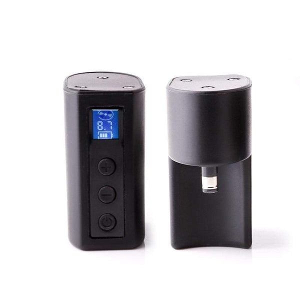 Planet Gates Tattoo Mini Wireless Power Tattoo Battery Pack with LCD Screen For Tattoo Rotary Machine Pen RCA/DC Tattoo Power Supply