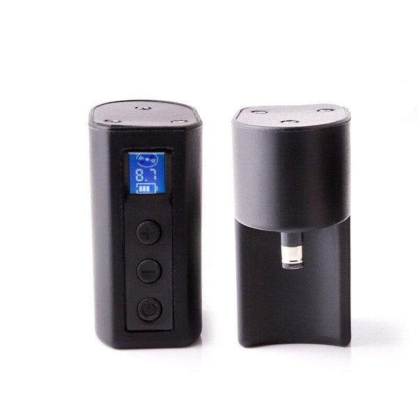 Planet Gates Tattoo Mini Wireless Power Tattoo Battery Pack with LCD Screen For Tattoo Rotary Machine Pen RCA/DC Tattoo Power Supply
