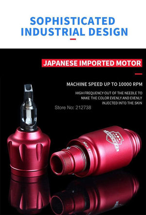 Planet Gates Tattoo Pen Cartridges Rotary Tattoo Machine Motor Tattoo Gun Eyebrow Pen for Cartridges Needles  Supplies-B0