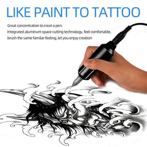 Planet Gates Tattoo Pen Rotary RCA Tattoo Machine Gun Shader Liner Electric Motor Tattoo Cartridge Needles Permanent Makeup for Tattooist