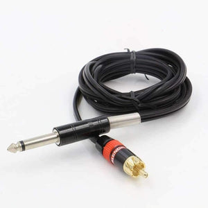 Planet Gates Tattoo Supply 6 Feet RCA Silicone Clip Cord Black Rubber Silicone Tattoo Clip Cord For Tattoo Machine Free Shipping