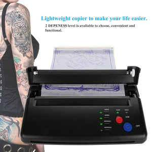 Planet Gates Tattoo Transfer Machine Printer Drawing Thermal Stencil Maker Copier for Tattoo Transfer Paper Supply Permanet Lighter Machine