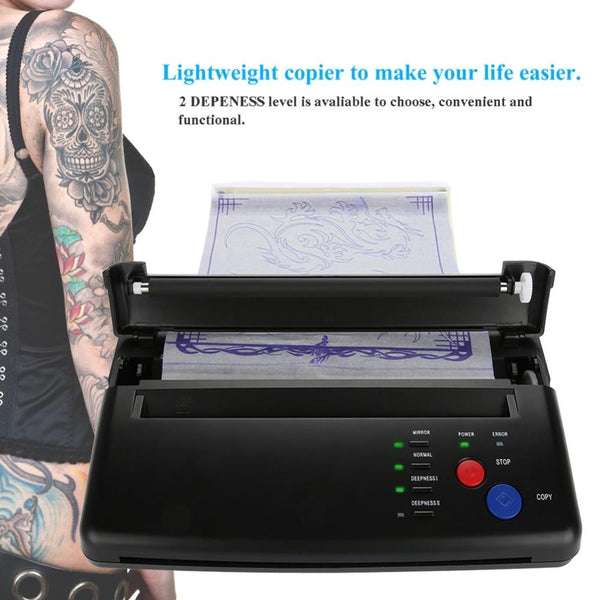 Planet Gates Tattoo Transfer Machine Printer Drawing Thermal Stencil Maker Copier for Tattoo Transfer Paper Supply Permanet Lighter Machine