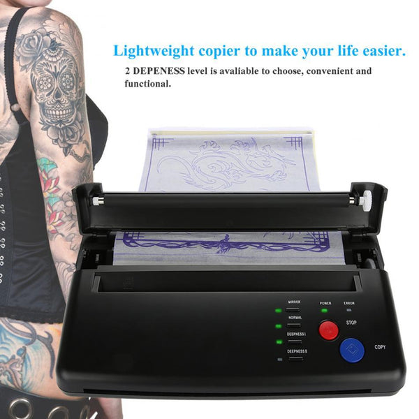 Planet Gates Tattoo Transfer Machine Printer Drawing Thermal Stencil Maker Copier for Tattoo Transfer Paper Supply Permanet Lighter Machine