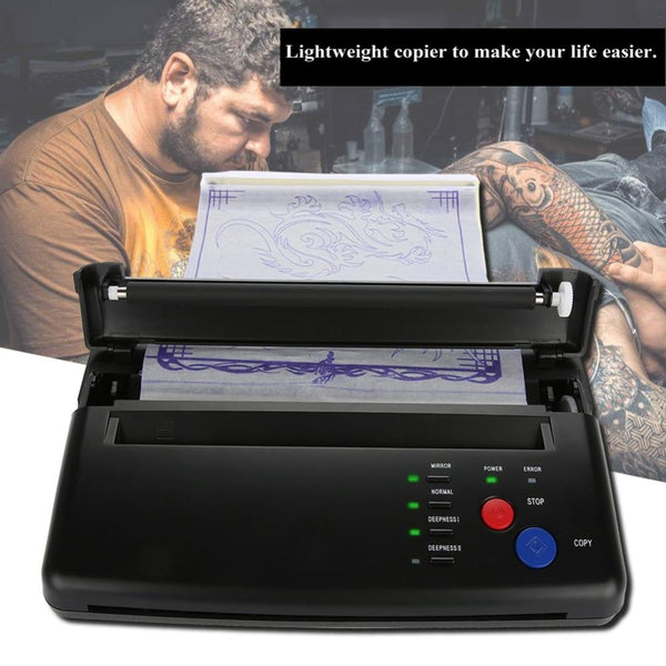 Planet Gates Tattoo Transfer Machine Printer Drawing Thermal Stencil Maker Copier for Tattoo Transfer Paper Supply Permanet Lighter Machine