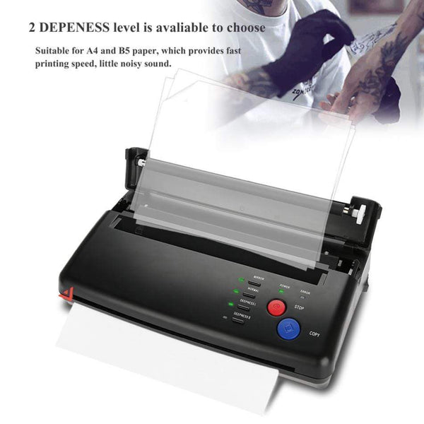 Planet Gates Tattoo Transfer Machine Printer Drawing Thermal Stencil Maker Copier for Tattoo Transfer Paper Supply Permanet Lighter Machine
