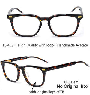 Planet Gates TB402-Demi-NO BOX Handmade Acetate Glasses Men Prescription Eyewear Optical Frames Spectacle Vintage Square