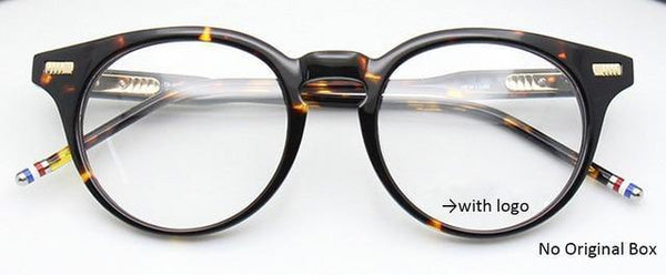 Planet Gates TB404-Demi-NO BOX Handmade Acetate Glasses Men Prescription Eyewear Optical Frames Spectacle Vintage Square