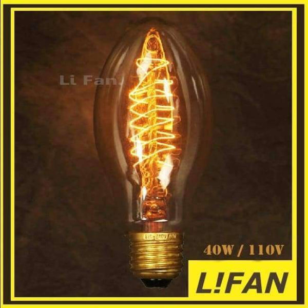 Planet Gates TB95 40W 110V Vintage Edison žárovka E27/E14 110V/220V Retro lampa 40W/60W Vintage žárovka Edison lampa Incandescent light Filament Edison žárovka