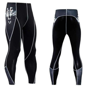 Planet Gates TC-122 / Asian size--S Long T Shirt+Pants Men's Morning Run Jogging Workout Compression Clothing Extreme Sports Gym Men's Tights MMA BJJ Tops