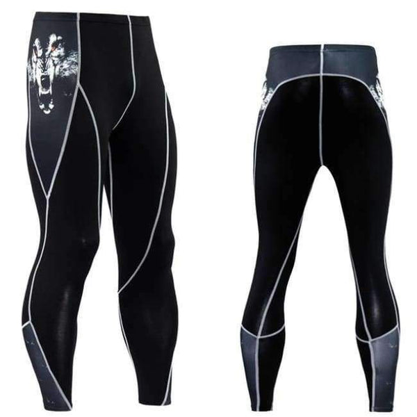 Planet Gates TC-122 / Asian size--S Long T Shirt+Pants Men's Morning Run Jogging Workout Compression Clothing Extreme Sports Gym Men's Tights MMA BJJ Tops