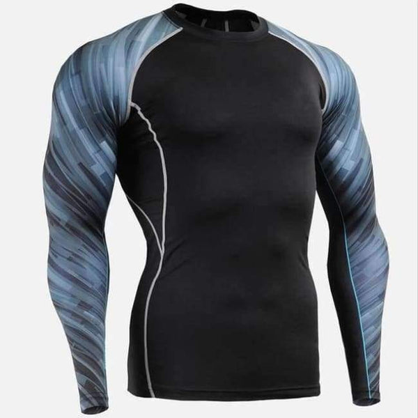 Planet Gates TC122 / S Sport Tshirt Running Shirt Men Fitness Training Long Sleeves Shirts Gym MMA Dry Fit Sport Shirt Man Clothes T Shirt