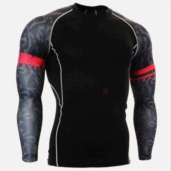 Planet Gates TC97 / S Sport Tshirt Running Shirt Men Fitness Training Long Sleeves Shirts Gym MMA Dry Fit Sport Shirt Man Clothes T Shirt