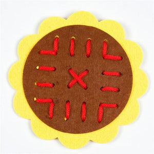 Planet Gates Teaching Kindergarten Manual DIY Weave Cloth Baby Early Learning Education Toys Montessori Teaching Aids Math Toys