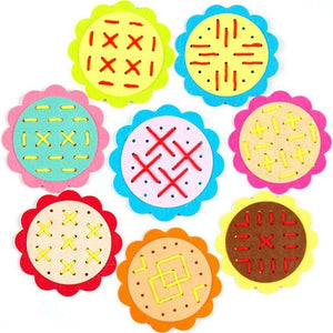 Planet Gates Teaching Kindergarten Manual DIY Weave Cloth Baby Early Learning Education Toys Montessori Teaching Aids Math Toys