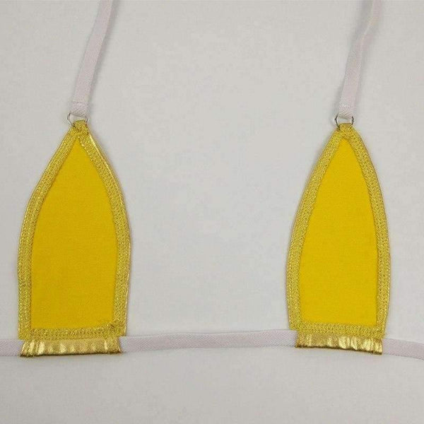 Planet Gates Teardrop Mini Micro Bikini Swimwear Set Sexy Women Gilding Bathingsuit Beachwear Exotic Lingerie Underwear Plus Size