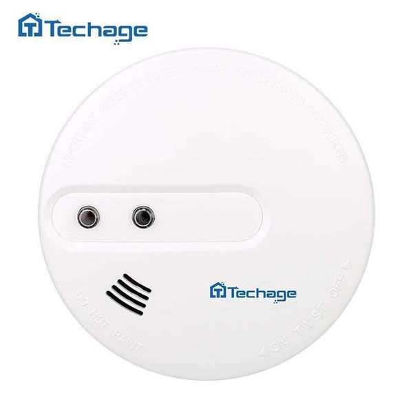 Planet Gates Techage 433MHz Wireless Fire Protection Smoke Detector Portable Alarm Sensors For Home Security Alarm System