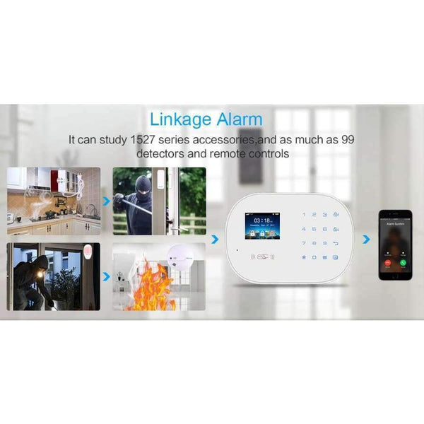 Planet Gates Techage 433MHz Wireless Fire Protection Smoke Detector Portable Alarm Sensors For Home Security Alarm System