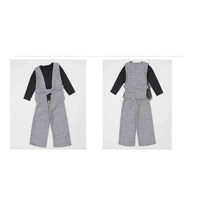 Planet Gates Teenage girls clothing set kids tracksuit for girls fashion suit school uniform plaid girls clothes spring 3pcs children clothes