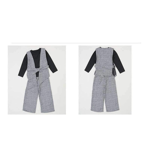 Planet Gates Teenage girls clothing set kids tracksuit for girls fashion suit school uniform plaid girls clothes spring 3pcs children clothes