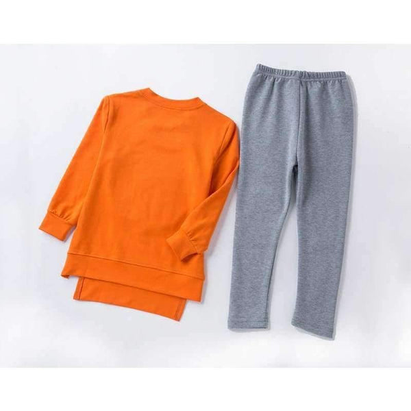 Planet Gates Teenage Girls Clothing Sets Autumn Winter Girls Clothes Set Fox T-Shirt+Pants 2pcs Kids Girls Sport Suit Children Clothing