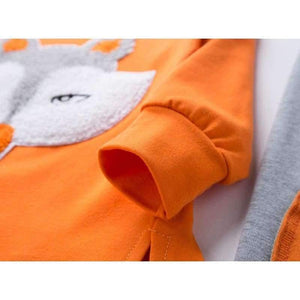 Planet Gates Teenage Girls Clothing Sets Autumn Winter Girls Clothes Set Fox T-Shirt+Pants 2pcs Kids Girls Sport Suit Children Clothing