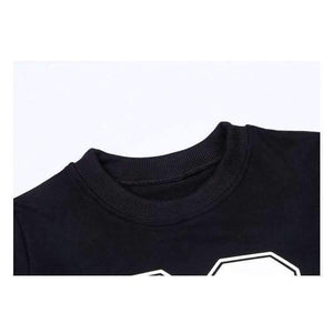 Planet Gates Teenage Girls Clothing Sets Spring  Kids Girls Clothes Sports Suit Set Long Sleeve Top & Pants 2 pcs Tracksuit White Black