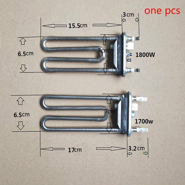 Temperature Control Water Heating Tube Electric Water Heater Parts Washing Machine Heating Element With Sensor Stainless Stell