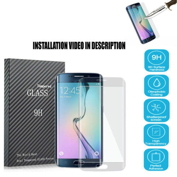 Planet Gates Tempered Glass  Cover 3D Samsung S7 Edge