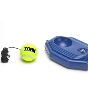 Planet Gates Tennis Ball Back Base Trainer Set with Elastic Rope Tennis Trainer for Single Person Partner Practice Play Tennis Ball