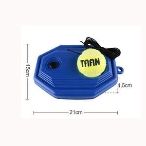 Planet Gates Tennis Ball Back Base Trainer Set with Elastic Rope Tennis Trainer for Single Person Partner Practice Play Tennis Ball