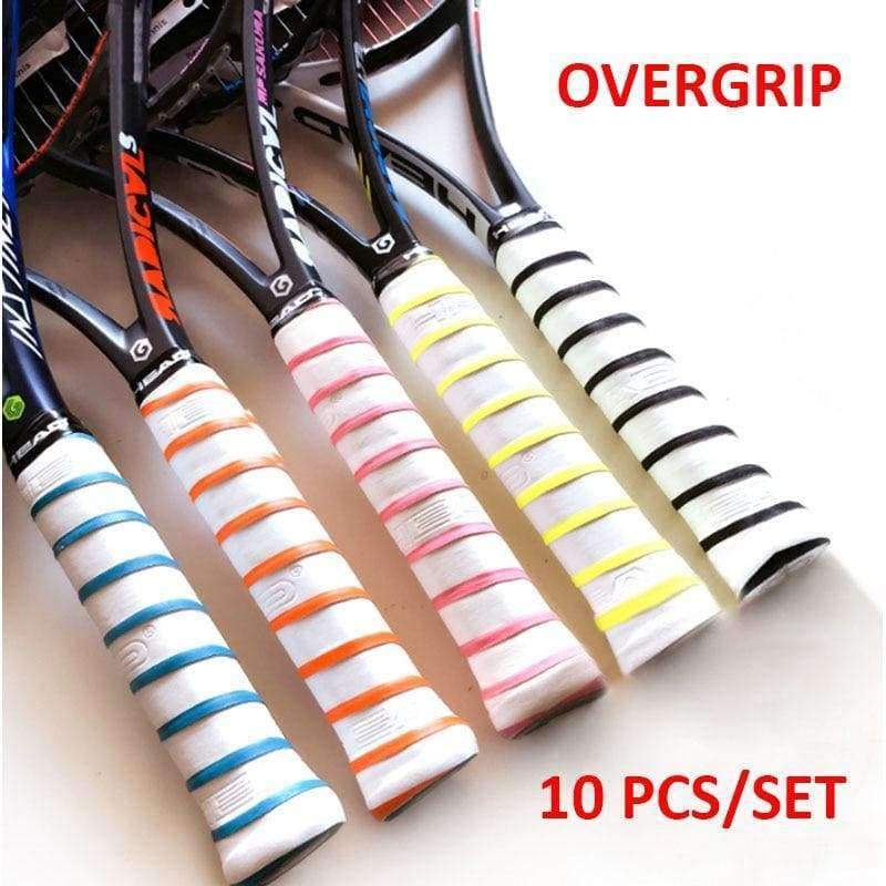 Planet Gates Tennis Racket Padel Accessories Head 10 PCS/SET Anti Slip Shock Absorber Raquete De Tennis Grip Badminton Training
