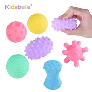 Planet Gates Textured Ball Set Baby Toys 6PCS Super Soft Touching Kids Toy Intelligence Development Early Educational Senses Toys