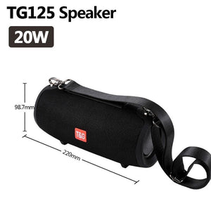 Planet Gates TG125 Black TG118 Really 40W Bluetooth Speaker Portable Column Music Player Sound System Boom Box With FM Radio TF Subwoofer Double TG 125