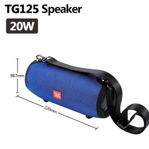 Planet Gates TG125 Blue TG118 Really 40W Bluetooth Speaker Portable Column Music Player Sound System Boom Box With FM Radio TF Subwoofer Double TG 125
