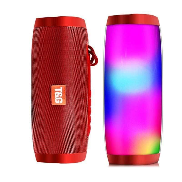 Powerful Portable Speakers Bluetooth Speaker Column Wireless Speaker With LED Night Light TF FM Radio Boombox Built-in Mic