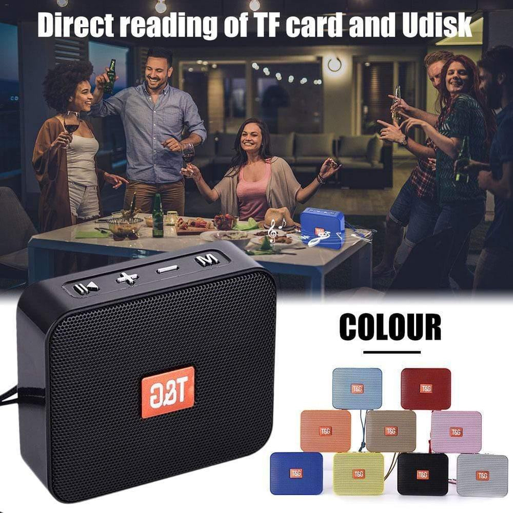 Planet Gates TG166 Bluetooth Portable Wireless Speaker Hot Outdoor Square 2020 New Subwoofer Mini Speaker Hands-free Support FM Radio TF Card