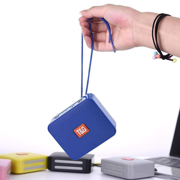 Planet Gates TG166 Bluetooth Portable Wireless Speaker Hot Outdoor Square 2020 New Subwoofer Mini Speaker Hands-free Support FM Radio TF Card