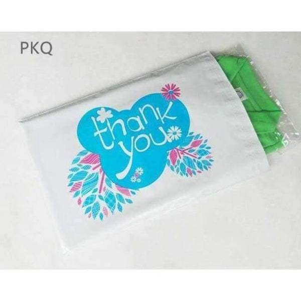 Planet Gates thank you / 17x30cm 8.8 100pcs 17*30cm Factory Supply Poly mailer thank you gift bag poly mailing envelope pouches poly post bags  mailing bags