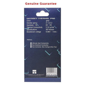 Planet Gates Thermalright ODYSSEY Heat Dissipation Silicone Pad CPU/GPU Graphics Card Thermal Pad Motherboard Silicone Grease Pad Multi-Size