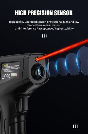 Planet Gates Thermometer Digital 800 Degree Infrared Thermometer Thermal Imager Laser Thermometers Pyrometer Hygrometer Thermostat Termometro