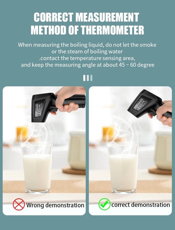 Planet Gates Thermometer Digital 800 Degree Infrared Thermometer Thermal Imager Laser Thermometers Pyrometer Hygrometer Thermostat Termometro